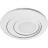 Image de LEDVANCE ORBIS SPIRAL LED plafonnier, blanc, 40W, 4000lm, 505mm de diamètre, distribution lumineuse très homogène, lumière directe & indirecte, module LED intégré, longue durée de vie, 3000K