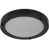 Image de LEDVANCE BATHROOM CLASSIC ROUND : Plafonnier pour salle de bain, forme ronde, diamètre 310 mm, couleur noire, culot E27, compatible avec des ampoules intelligentes, fabrication de haute qualité, forme cylindrique, classe de protection IP44