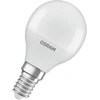 Image de OSRAM LED Superstar Classic Ampoule LED en forme de mini-boule avec trois ambiances lumineuses : Relax, Active, Sleep. En plastique givré, 4.9W, douille E14, température de couleur 2700-4000 K, contrôlable par interrupteur mural.