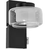 Image de LEDVANCE ORBIS Flame Applique et plafonnier à LED, noir, 5.5W, 350lm, 3000/4000K, température de couleur réglable par interrupteur mural (blanc froid/blanc chaud), IP44 protection contre les corps étrangers et les projections d'eau