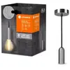 Image de OSRAM Vintage 1906® Suspension ROUND E27, chrome, max. 25W (LED 15W), culot E27, baldaquin rond, suspension d'intérieur, combinaison avec des ampoules 1906 Vintage, combinaison avec des ampoules intelligentes