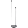 Image de OSRAM DECOR STICK FLOOR lampe de sol, 2 x E27, gris foncé, acier inoxydable, scénarios lumineux individuels, idéal pour les zones résidentielles, interrupteur à pédale, design moderne, culot E27, décoratif