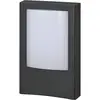 Image de OSRAM 4099854444371 Appliques murales gris foncé pour entrées de maison, avec diffuseur dépoli et capteur en option, 12,50 W, 900 lm