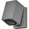 Image de OSRAM ENDURA Classic Cube ADJ WALL Applique murale d'extérieur, argent, culot GU10 (max 35W), peut être équipée d'une ampoule simple ou intelligente, tête de lampe orientable, classe de protection IP44