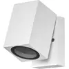 Image de OSRAM ENDURA Classic Cube ADJ WALL Applique murale d'extérieur, blanc, culot GU10 (max 35W), peut être équipée d'une ampoule simple ou intelligente, tête de lampe orientable, classe de protection IP44