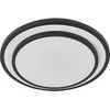 Image de OSRAM ORBIS BERLIN Plafonnier LED 300mm, noir, 16W, 2000lm, couleur de lumière blanc chaud, répartition très homogène de la lumière, longue durée de vie, module LED fixe, rond, IP20 classe de protection, 3000K