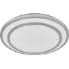 Image de OSRAM ORBIS BERLIN Plafonnier LED 390mm, argenté, 24W, 2700lm, couleur de lumière blanc chaud, répartition très homogène de la lumière, longue durée de vie, module LED fixe, rond, classe de protection IP20, 3000K