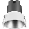 Image de OSRAM SPOT TWIST downlight encastré, argent, 10W, 800lm, 830 WT, 93mm de diamètre, couleur de lumière blanc chaud, jusqu'à 90% d'économie d'énergie par rapport aux downlights halogènes, montage facile, 3000K