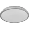 Image de OSRAM ORBIS DUBLIN Plafonnier LED 300mm, argenté, 16W, 2000lm, couleur de lumière blanc chaud, répartition très homogène de la lumière, longue durée de vie, module LED fixe, rond, classe de protection IP20, 3000K
