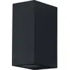Image de OSRAM ENDURA Classic Square Updown Applique murale d'extérieur, noir, culot GU10 (max 35W), peut être équipée d'une ampoule simple ou intelligente, variante de luminaire down ou up/down, classe de protection IP44