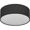 Image de OSRAM ORBIS PARIS plafonnier 300mm, noir, culot E27, peut être équipé d'une ampoule intelligente, design moderne de haute qualité, avec abat-jour en tissu, adapté pour l'intérieur, rond, classe de protection IP20
