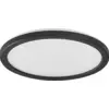 Image de OSRAM ORBIS Ultra Slim plafonnier 235mm, noir, 15W, 1640lm, lumière homogène blanc chaud (3000K) + rétro-éclairage, trois niveaux de gradation par interrupteur mural, ultra-plat, classe de protection IP20
