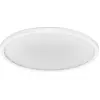 Image de OSRAM ORBIS Ultra Slim plafonnier 400mm, blanc, 22W, 2720lm, lumière homogène blanc chaud (3000K) + rétro-éclairage, trois niveaux de gradation par interrupteur mural, ultra-plat, classe de protection IP20
