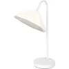 Image de Osram Lampe À Poser Decor Lotus Leaf Blanche En Métal Et Papier Mâché, E14, Gradable, Long. 219 Mm, Abat-jour En Matériau Recyclé, Durable Grâce À Sa Source Lumineuse Remplaçable, Montage Simple