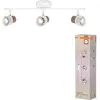 Image de Osram LED Deckenleuchte Decor Spot Cork Weiß 58cm 3 x 3,4W GU10 690lm Warmweiß 2700K Dimmbar verstellbar