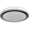 Image de Plafonnier LED OSRAM SMART + WIFI, blanc/noir, 32 W, 3400 lm, fonction lumière blanche, intensité variable, effet lumineux Magic RGB dynamique, longue durée de vie, montage facile, contrôlable via une application, 2700 - 6500 K