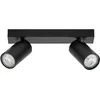 Image de Osram Led Spot Octagon 2 X 3,4w, Gu10, 460lm, Noir, Température De Couleur 2700k, Ton Blanc Chaud, Intemporel, Ampoule Led Remplaçable, Idéal Pour L’intérieur, Cri 90, Têtes Réglables, Dimmable
