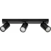 Image de Osram Led Spot Octagon 3 X 3,4w, Gu10, 690lm, Noir, Température De Couleur 2700k, Ton Blanc Chaud, Intemporel, Ampoule Led Remplaçable, Idéal Pour L’intérieur, Cri 90, Têtes Réglables, Dimmable