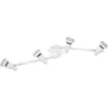 Image de Osram Led Spot Gu10 4 X 3,4w, 920lm, Blanc, Température De Couleur 2700k, Ton Blanc Chaud, Design Intemporel, Ampoule Led Remplaçable, Idéal Pour L'intérieur, Cri 90, Têtes Réglables