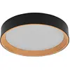 Image de Spot LED encastré Orbis Larios, marque OSRAM, 24W, 3000K, 1450lm, lumière blanc chaud, indice de protection IP20, gradable, couleur noire, diamètre 39 cm