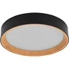 Image de Plafonnier Led Osram, 24w, 3000k, 1450lm, Blanc Chaud, Ip20, Dimmable, Noir, Ø39 Cm