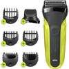 Image de Braun Series 3 81702942 rasoir pour homme Rasoir à grille Tondeuse Noir, Vert