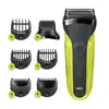 Image de Braun Series 3 81702942 rasoir pour homme Rasoir à grille Tondeuse Noir, Vert - Neuf