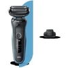 Image de Braun Series 5 50-m1200s Rasoir Pour Homme Rasoir À Grille Tondeuse Noir, Bleu