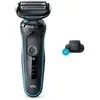 Image de Braun Series 5 50-M1200S rasoir pour homme Rasoir à grille Tondeuse Noir, Bleu - Neuf