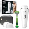 Image de Braun Silk·expert Pro 5 PL5145 - épilateur à lumière pulsée, épilation semi-définitive à la maison, Blanc/Argent, Avec Pochette, Tête Large Et Rasoir Gillette Body en occasion ou reconditionné