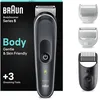 Image de Braun Tondeuse Electrique Pour Le Corps Series 5 5340, Pour Homme, Torse, Aisselles, Aine, Parties Intimes Et Sensibles, Stylisation, Sabots Pour Longueurs 3-11 mm, SkinShield, Rasage Rapide Et Doux en occasion ou reconditionné