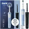 Image de Oral-B Vitality Pro Duo Adulte Brosse à dents rotative oscillante Noir, Bleu, Blanc - Neuf