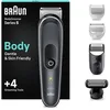 Image de Braun Tondeuse Electrique Series 5 5340, Pour Homme, Corps, Torse, Aisselles, Aine, Parties Intimes Et Sensibles, Stylisation, Sabots Pour Longueurs 3-11 mm, SkinShield, Rasage Rapide Et Doux en occasion ou reconditionné
