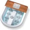 Image de Bain de pieds avec massage BEURER 650 W, chauffant, vibrations et bulles, 3 températures, 3 positions, bois blanc