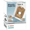 Image de Lot de 4 sacs + 1 microfiltre pour aspirateur - Bosch - BBZ41FK - megafilt supertex