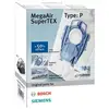 Image de Lot De 4 Sacs + 1 Microfiltre Bosch Siemens - Bbz41fp Type P Bosch
