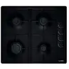 Image de Bosch   Plaque De Cuisson Gaz 4 Foyers   Acier Émaillé Noir   58 Cm De Large   Sécurité Thermocouple   Allumage Intégré