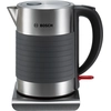 Image de Bosch Haushalt TWK7S05 Wasserkocher schnurlos Edelstahl, Schwarz