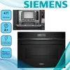 Image de Four intégrable combi vapeur 47l 60cm a+ hydrolyse noir - Siemens - CS736G1B1 -