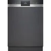 Image de Siemens iQ300, Lave-vaisselle semi-intégré, 60 cm, Acier brossé, SN53ES22AE
