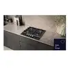 Image de Plaque gaz encastrable Siemens EC6A6PI90 iQ500 4 foyers stepFlame Noir - Neuf