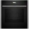 Image de Four encastrable NEFF N70 B54CR31N0 Slide&Hide 71L Écran TFT 3,7'' Noir inox - Neuf