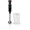 Image de Mixeur plongeant Bosch MS6CB6110 ErgoMixx 1000 W 12 vitesses + turbo Pied inox 4 lames Noir - Neuf