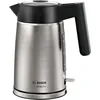 Image de Bosch TWK5P480. Capacité du réservoir d'eau : 1,7 l. Puissance : 2400 W. Couleur du produit : noir, acier inoxydable, matériau du boîtier : acier inoxydable, indicateur de niveau d'eau, protection contre la surchauffe. Sans fil. Filtration (TWK5P480)
