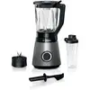 Image de BOSCH Blender VitaPower Revetement metallique - 1200W - 30.000 trs/min - 2 vitesses + turbo - Bol mixeur 2 L - 4 lames amovibles - Neuf