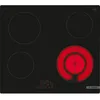 Image de Table de cuisson vitrocéramique 60cm 4 feux 6600w noir - Bosch - PKF611BB8E -