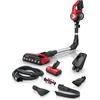 Image de Aspirateur balai/balai électrique Bosch BCS711PET, batterie sans sac, 0,3 L, noir et rouge, 3 Ah