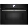 Image de Four combiné micro-ondes encastrable BOSCH SER8 - CMG7761B1 - Noir - 45 L - 20 modes de cuisson - Neuf