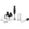 Image de Batteur, Bosch MSM4B670, SER4, Batteur, ErgoMaster, 1000 W, contrôle dynamique de la vitesse, QuattroBlade System Pro, incl. batteur, gobelet gradué, robot de cuisine et fouet en acier inoxydable, noir, anthracite