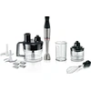 Image de Batteur Bosch MSM6M871, SER6, Batteur, ErgoMaster, 1200 W, contrôle dynamique de la vitesse, QuattroBlade System Pro, incluant batteur, robot de cuisine, gobelet doseur, hachoir et fouet en acier inoxydable